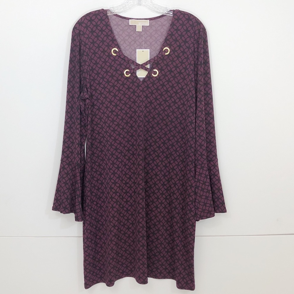 Michael Kors V-Neck Bell Sleeve Dress || NWT ||